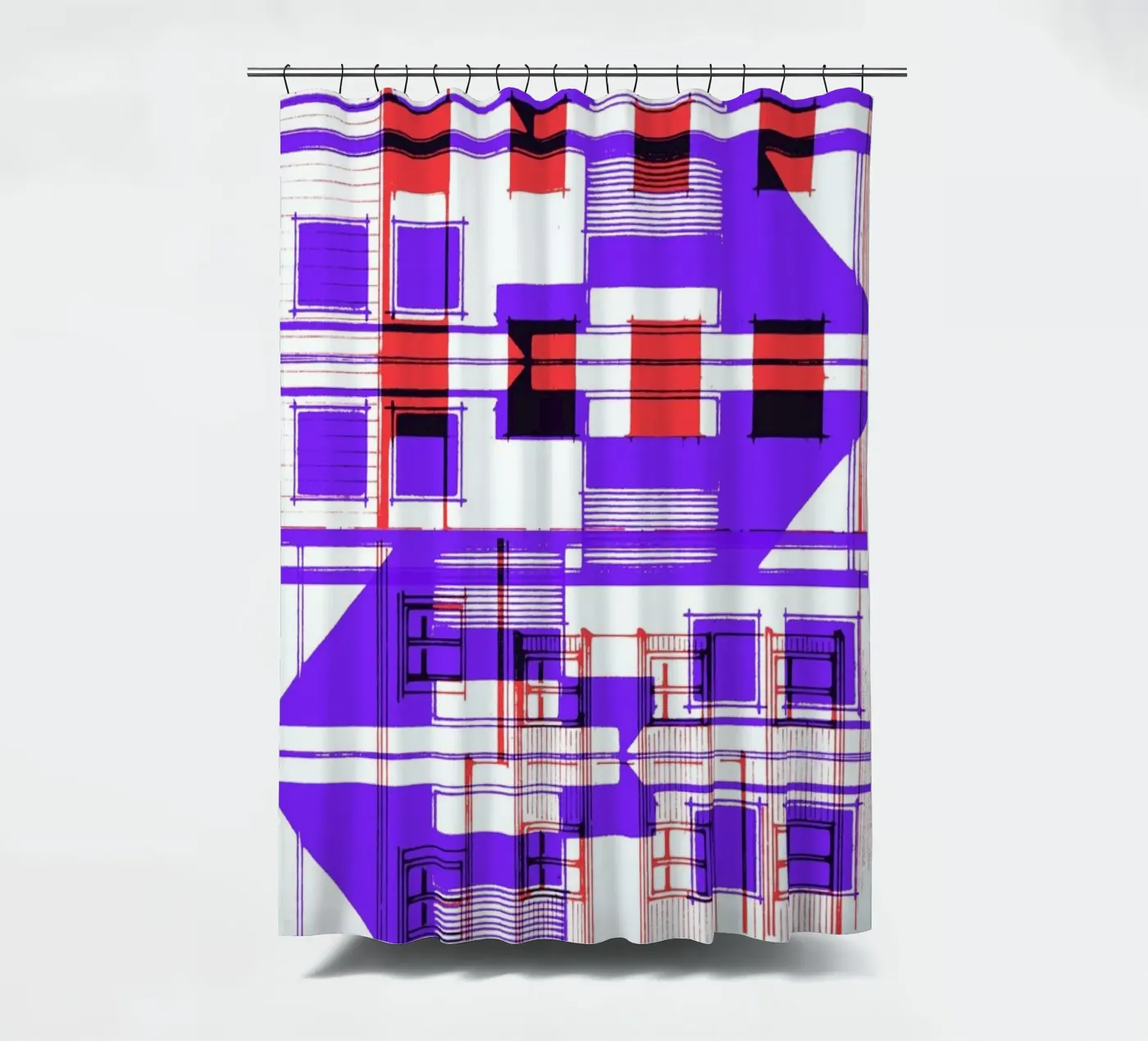 Four douchegordijn van Jan Luzar