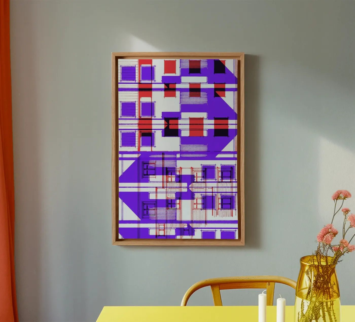 Four canvas by Jan Luzar