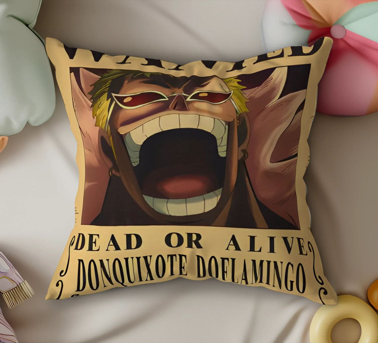 Donquixote Doflamingo cuscino da CreativeStudio