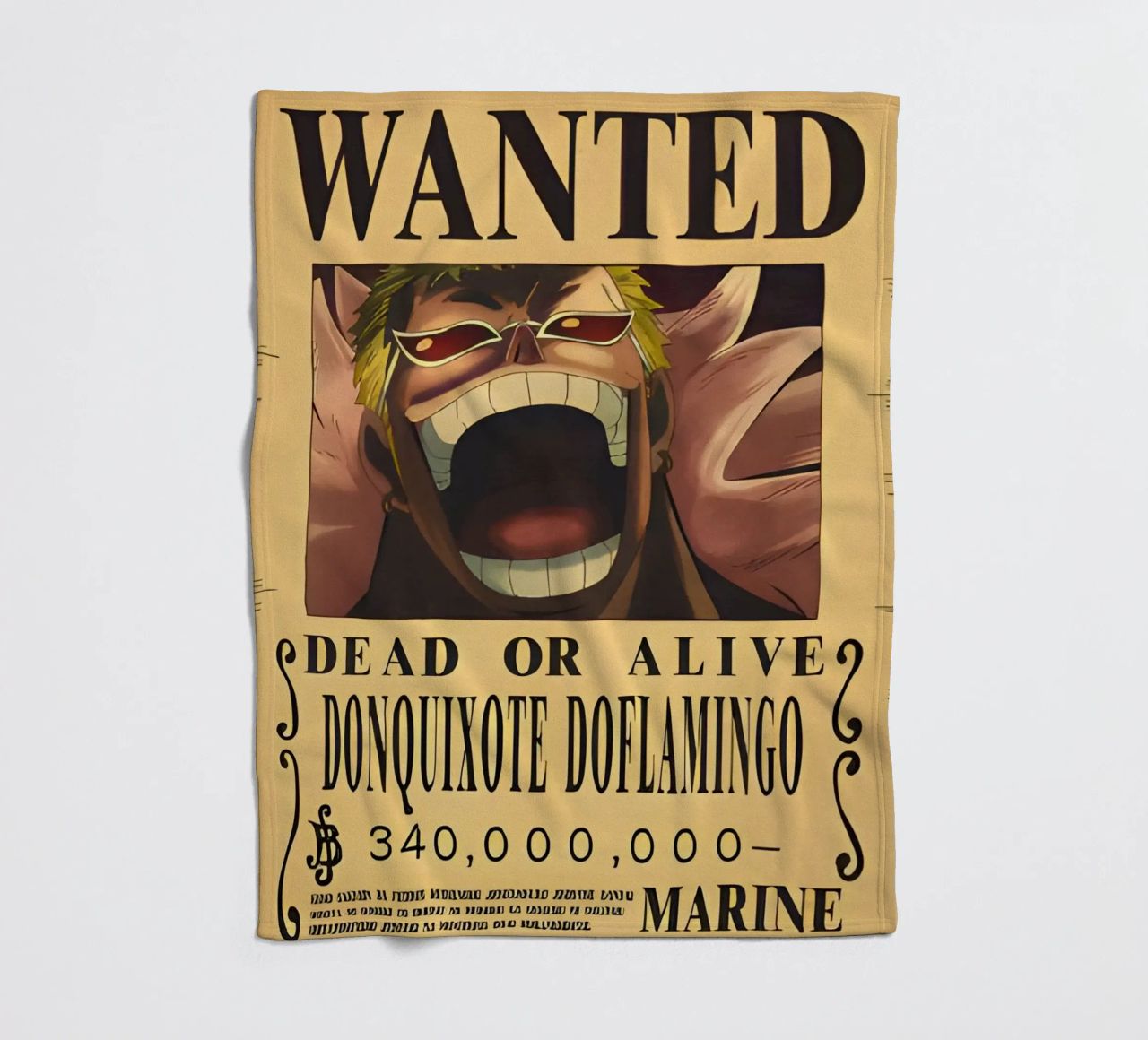 Donquixote Doflamingo coperta in pile da CreativeStudio