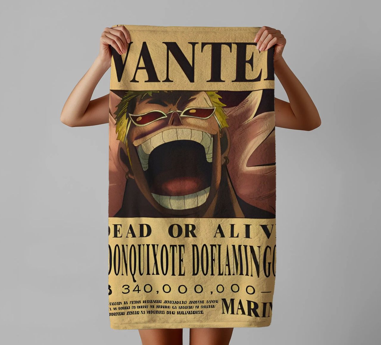 Donquixote Doflamingo asciugamano da bagno da CreativeStudio