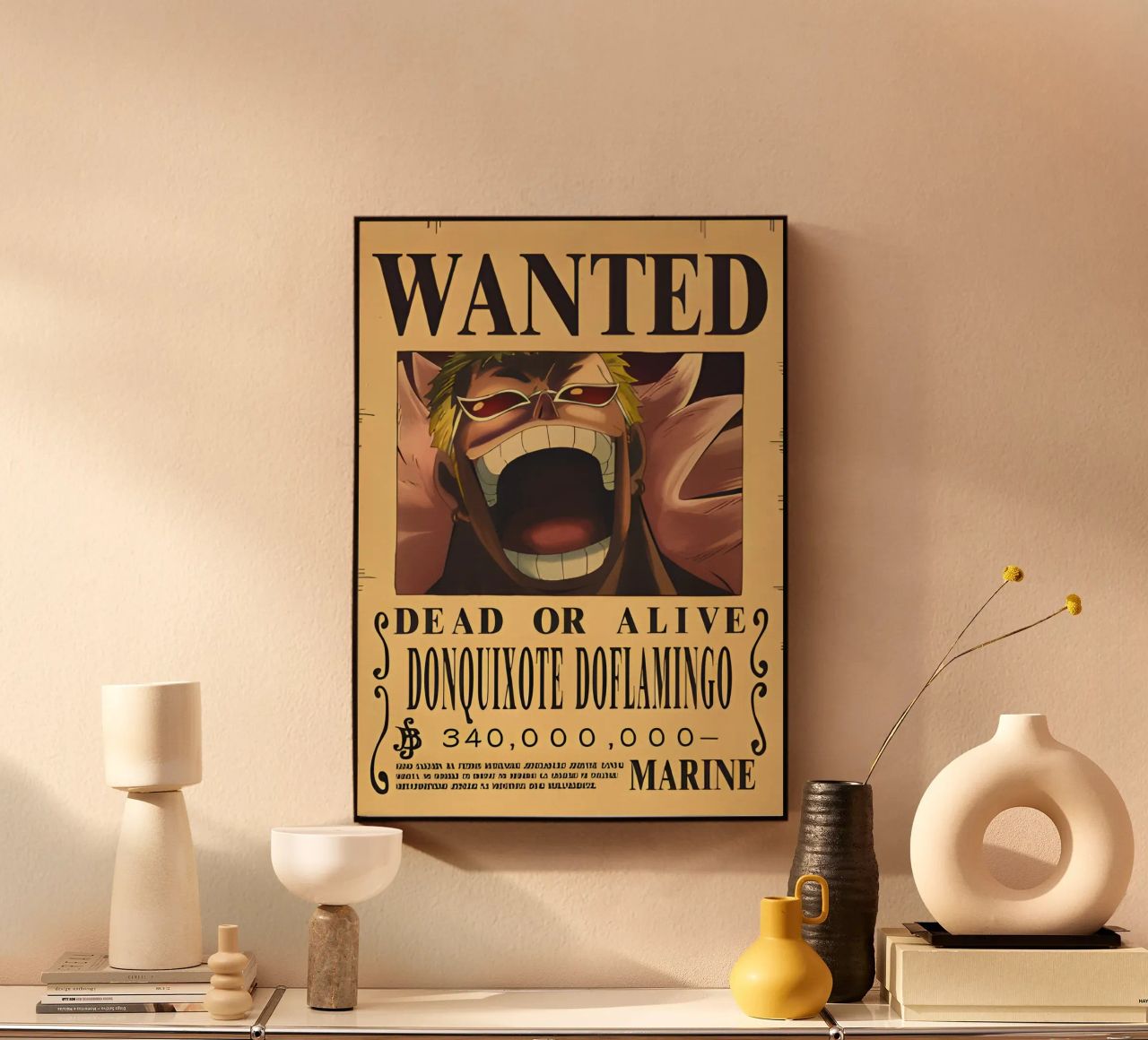 Donquixote Doflamingo alluminio dibond da CreativeStudio