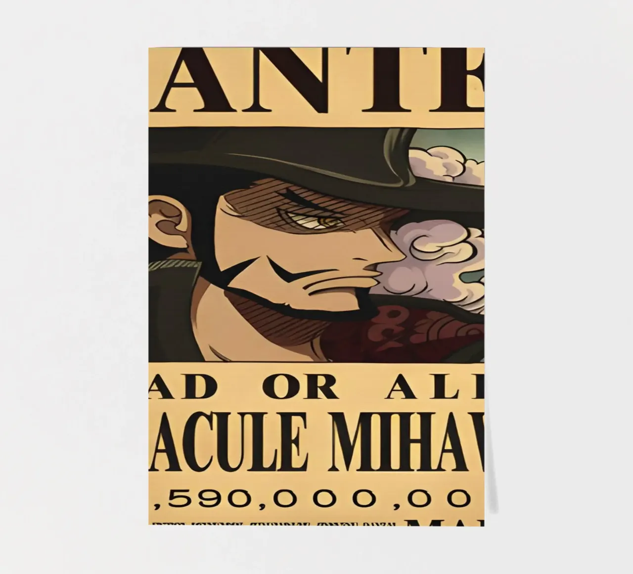Dracule Mihawk foglio adesivo da CreativeStudio