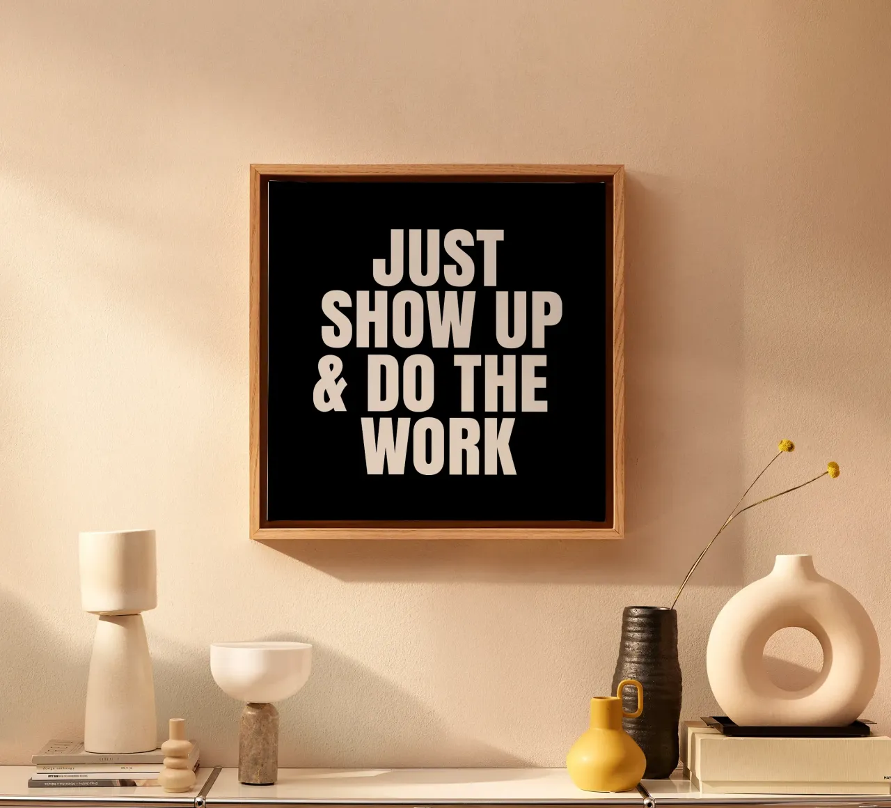 Just show up and do the work tela da happieeagle