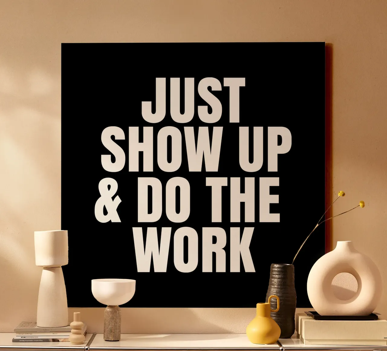 Just show up and do the work tela da happieeagle