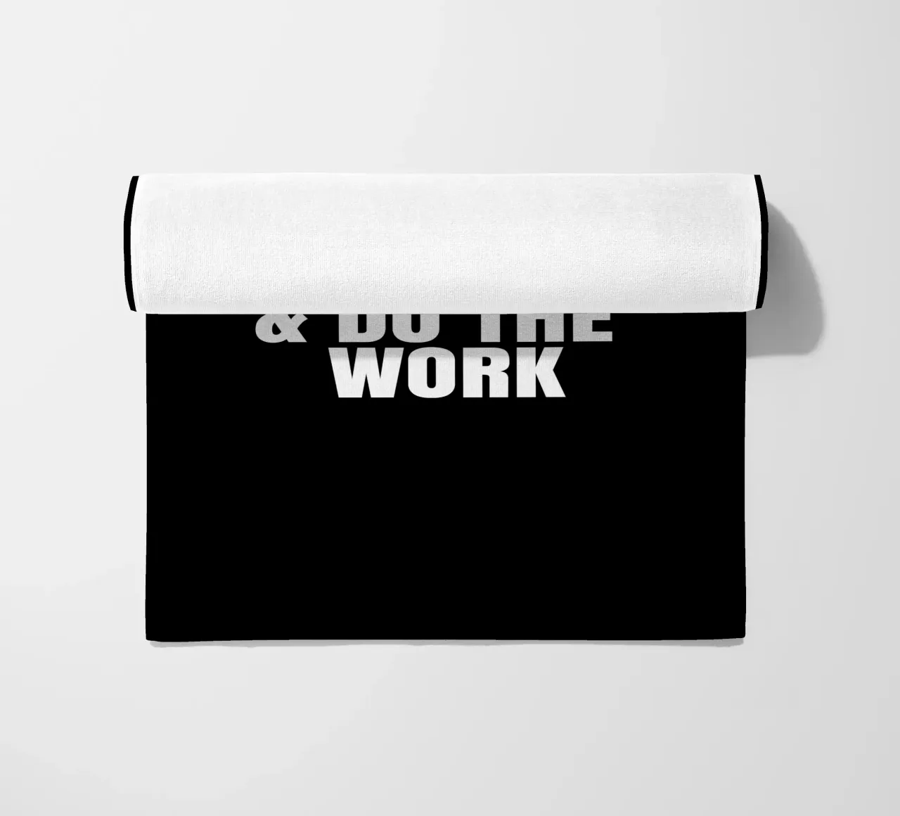 Just show up and do the work toalla de playa de happieeagle