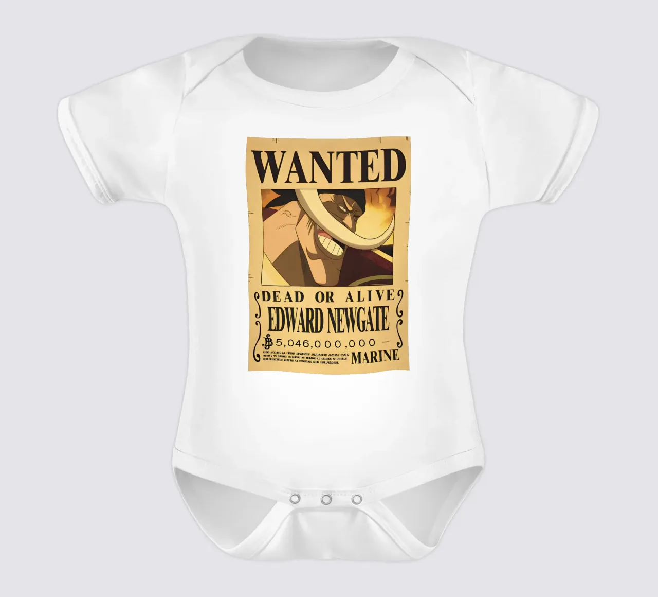 Edward Newgate body neonato maniche corte da CreativeStudio