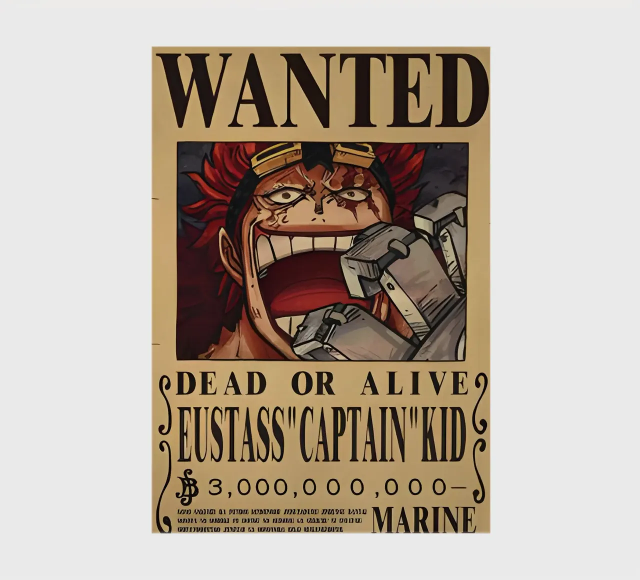 Eustass Captian Kid notebook by CreativeStudio