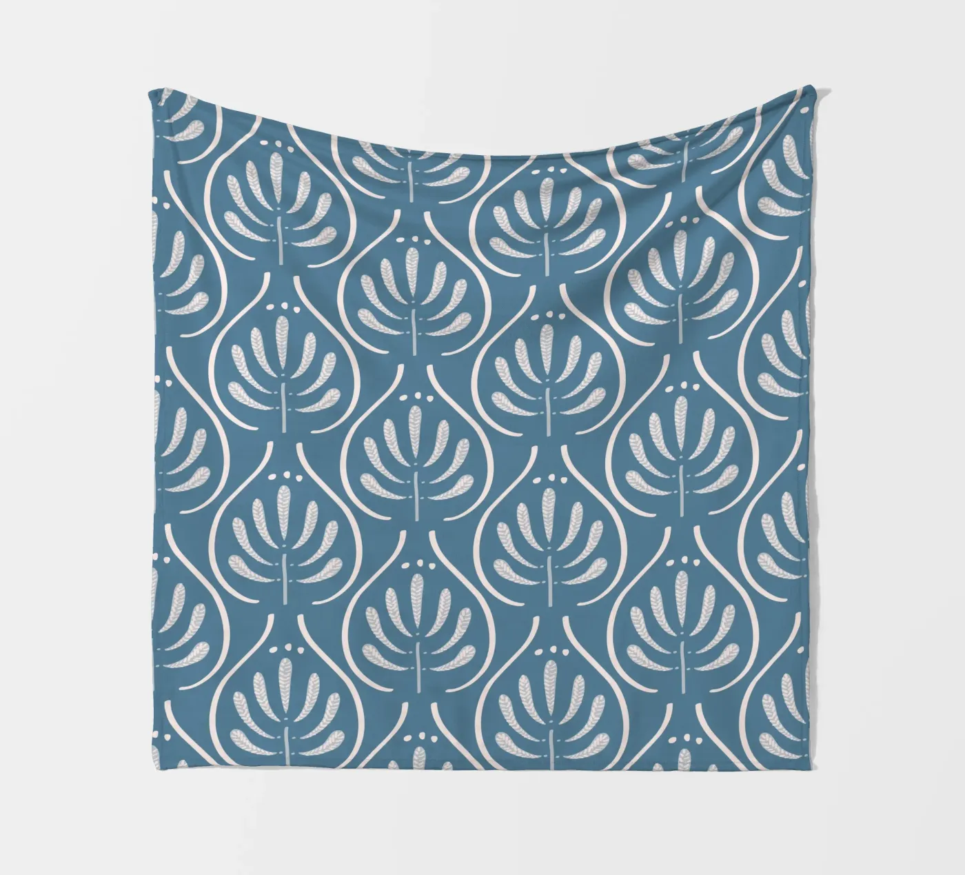 Boho Blue Pattern coperta in pile da anisillustration