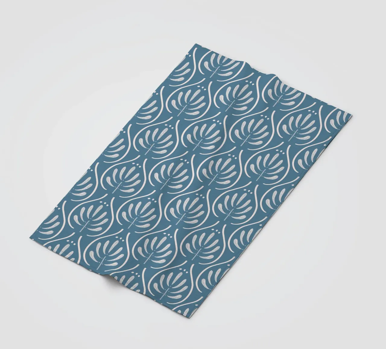 Boho Blue Pattern coperta in pile da anisillustration