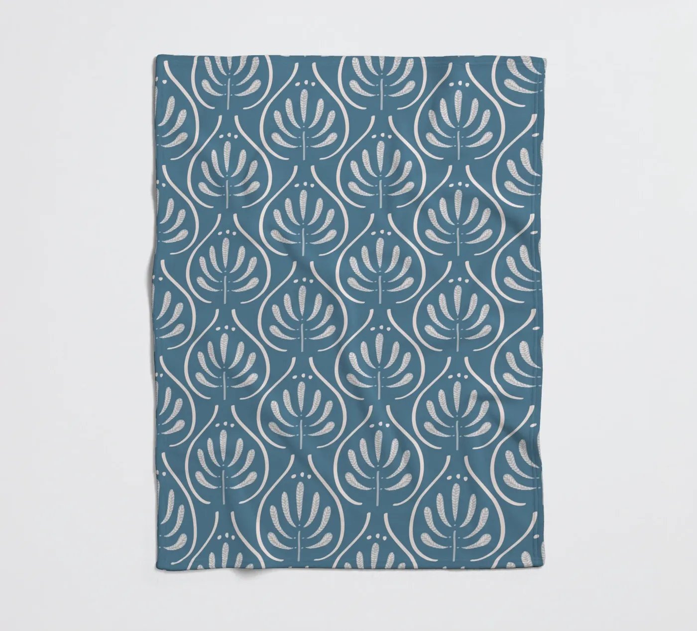 Boho Blue Pattern coperta in pile da anisillustration