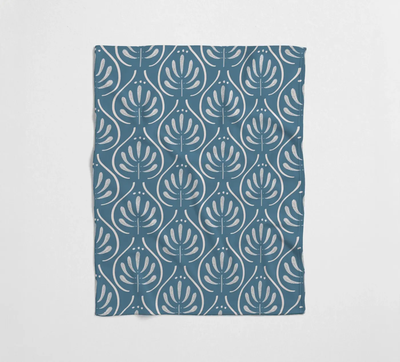 Boho Blue Pattern coperta in pile da anisillustration