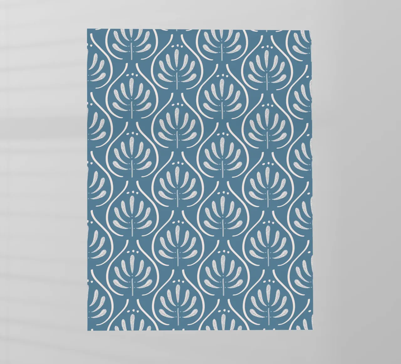 Boho Blue Pattern pellicola backlit da anisillustration