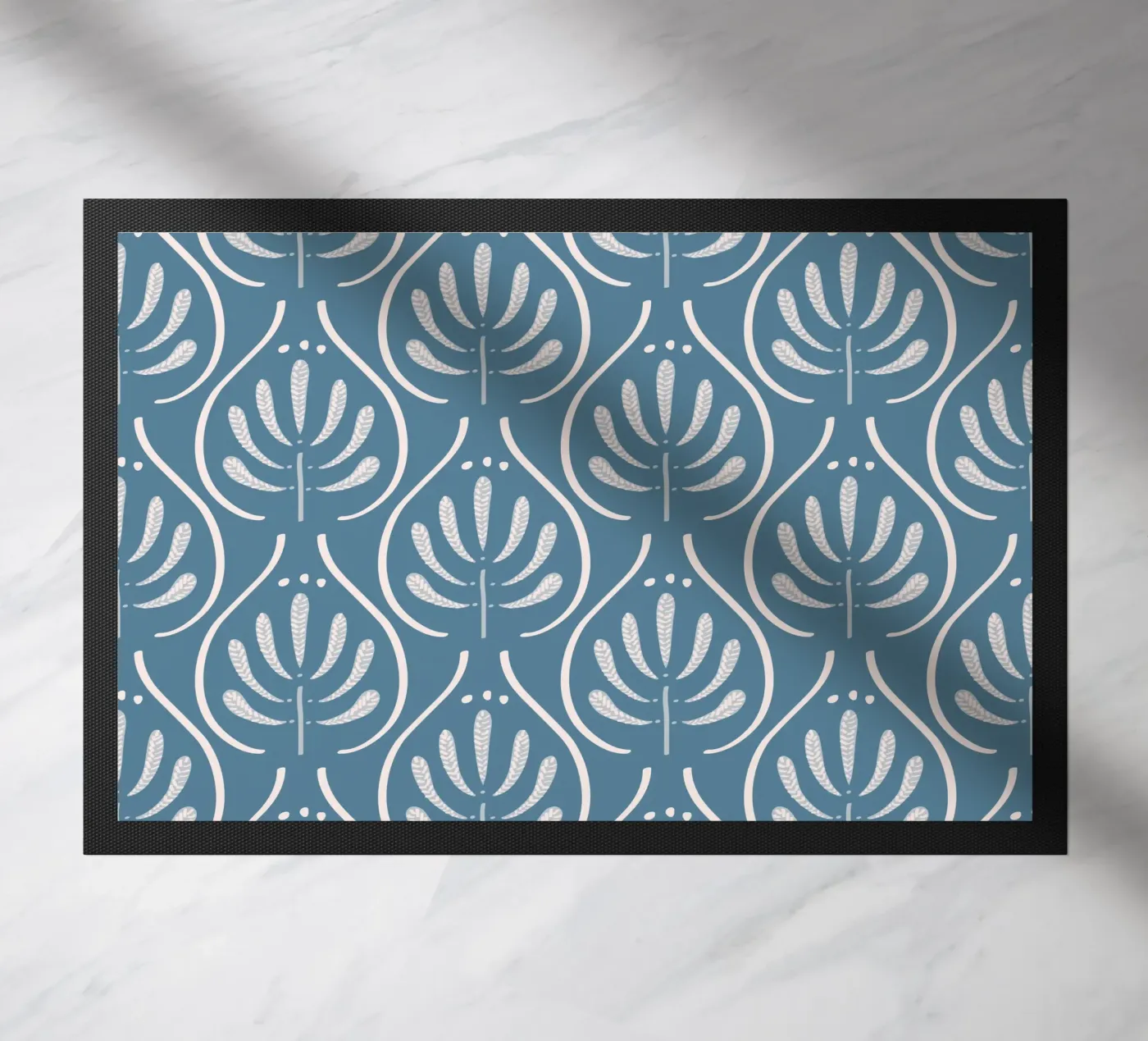 Boho Blue Pattern zerbino da anisillustration