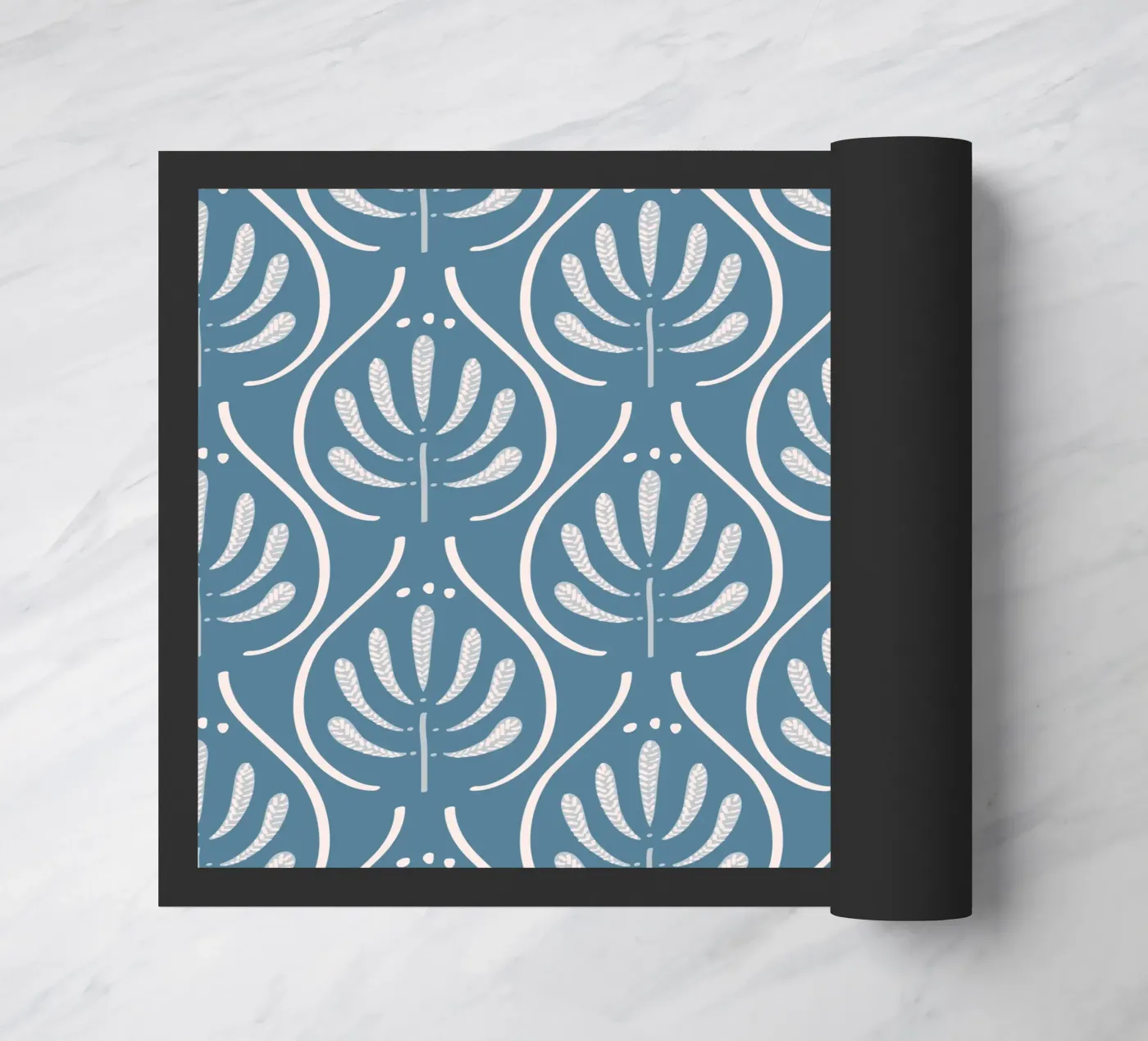 Boho Blue Pattern zerbino da anisillustration
