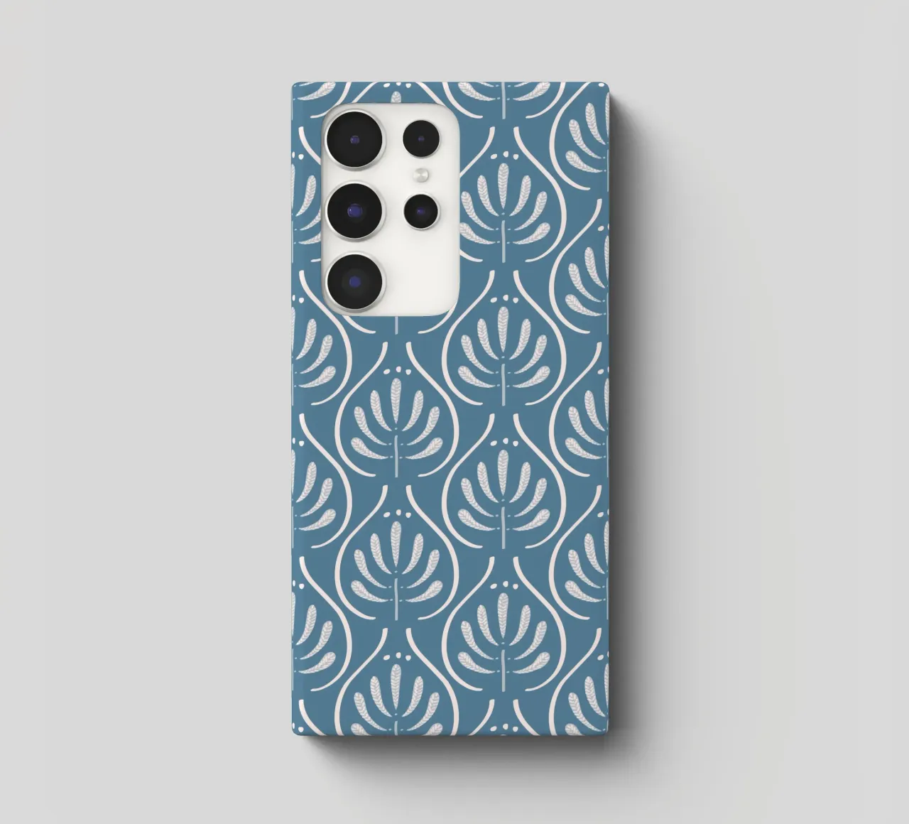 Boho Blue Pattern cover samsung da anisillustration
