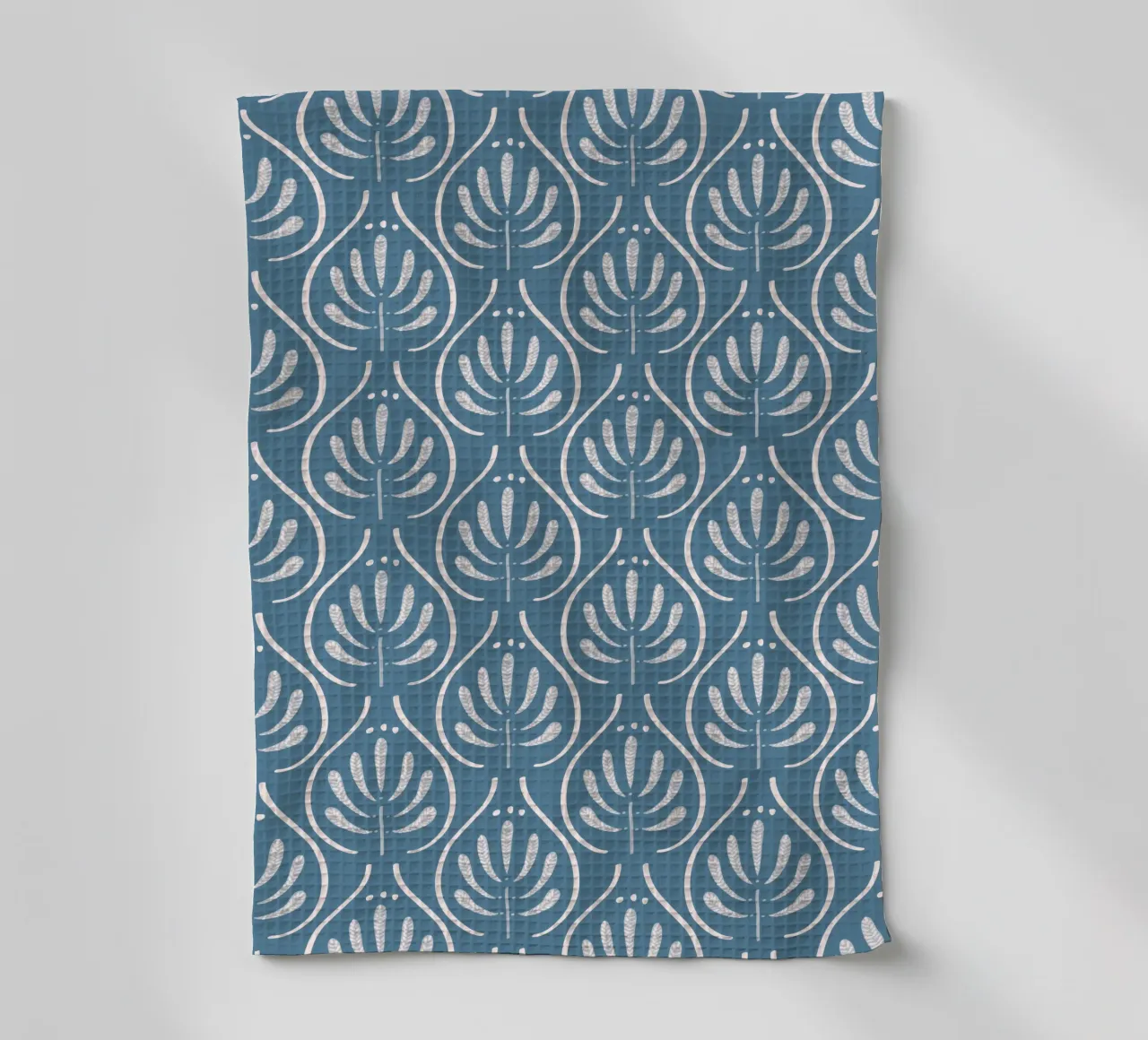 Boho Blue Pattern torchon de anisillustration