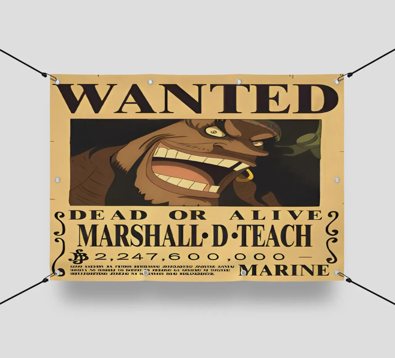 Marshall D Teach telo in pvc da CreativeStudio