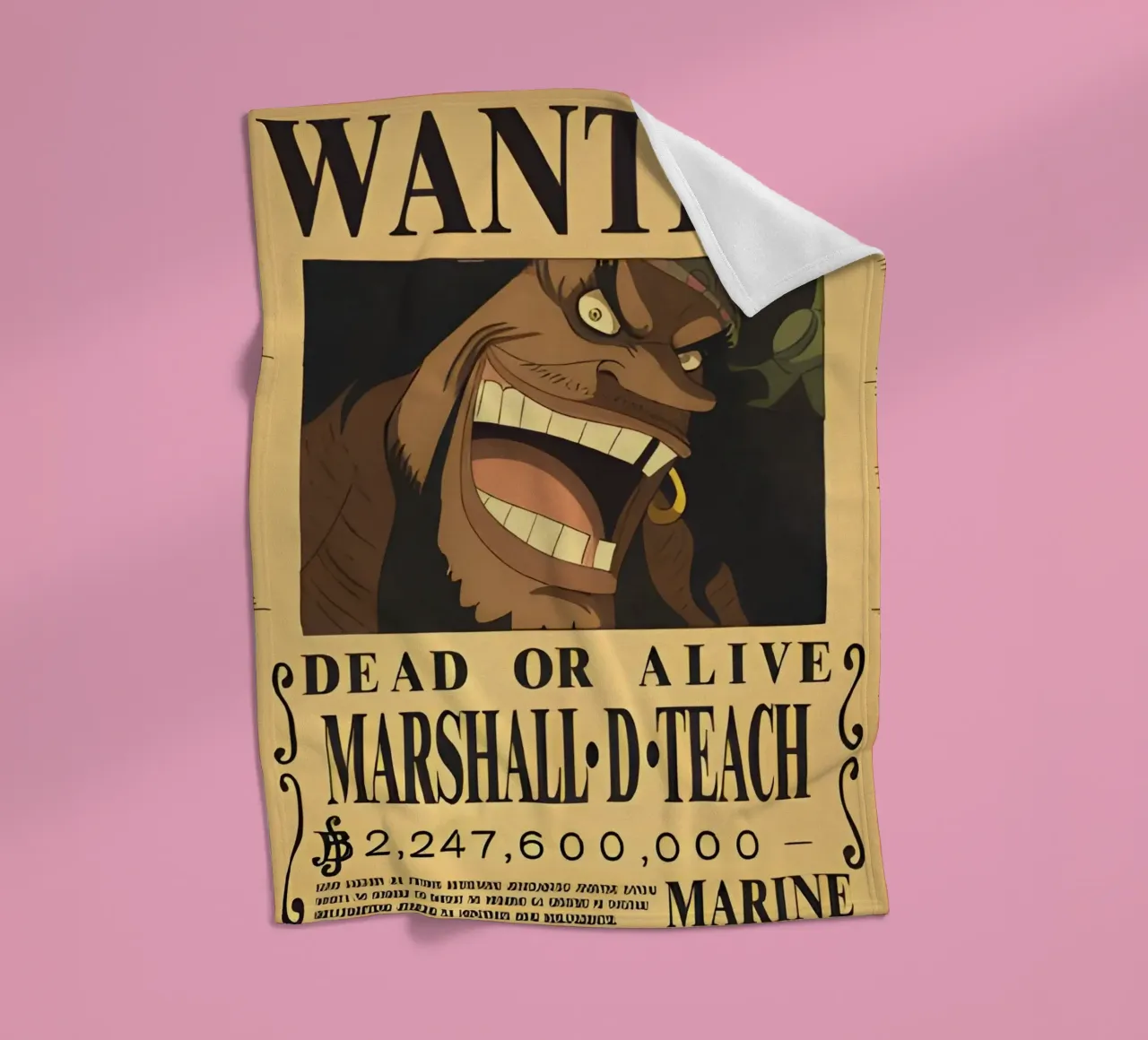 Marshall D Teach coperta in pile da CreativeStudio