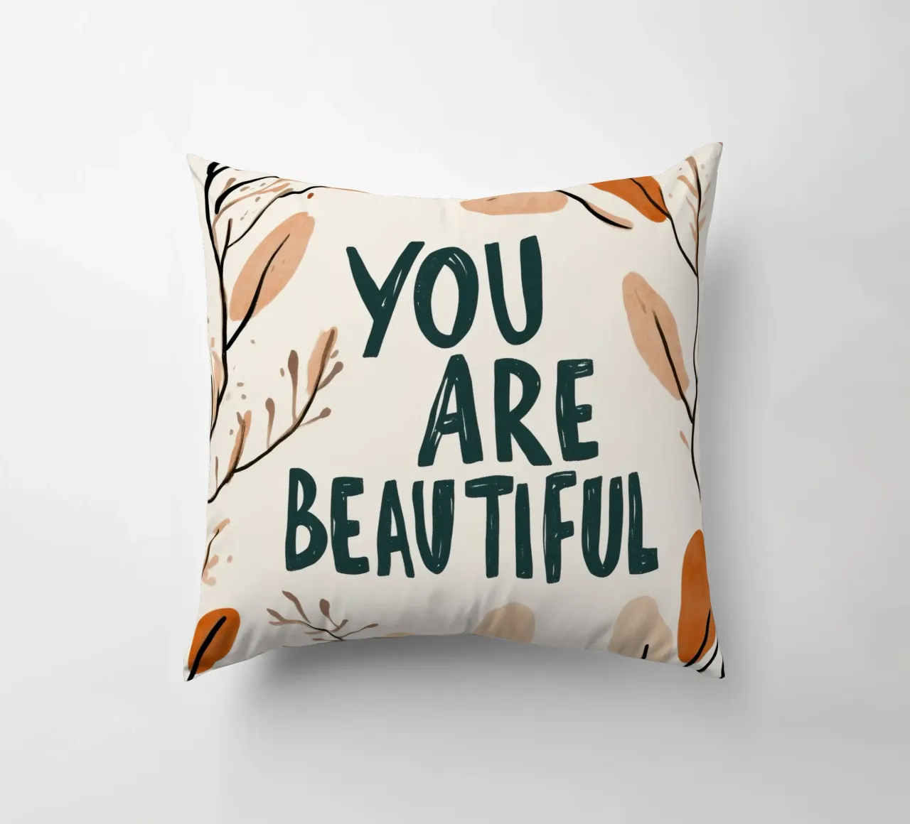 You Are Beautiful No 3 cuscino da treechild