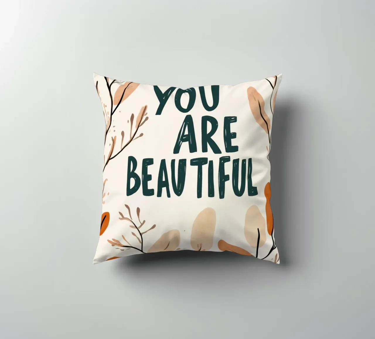 You Are Beautiful No 3 cuscino da treechild