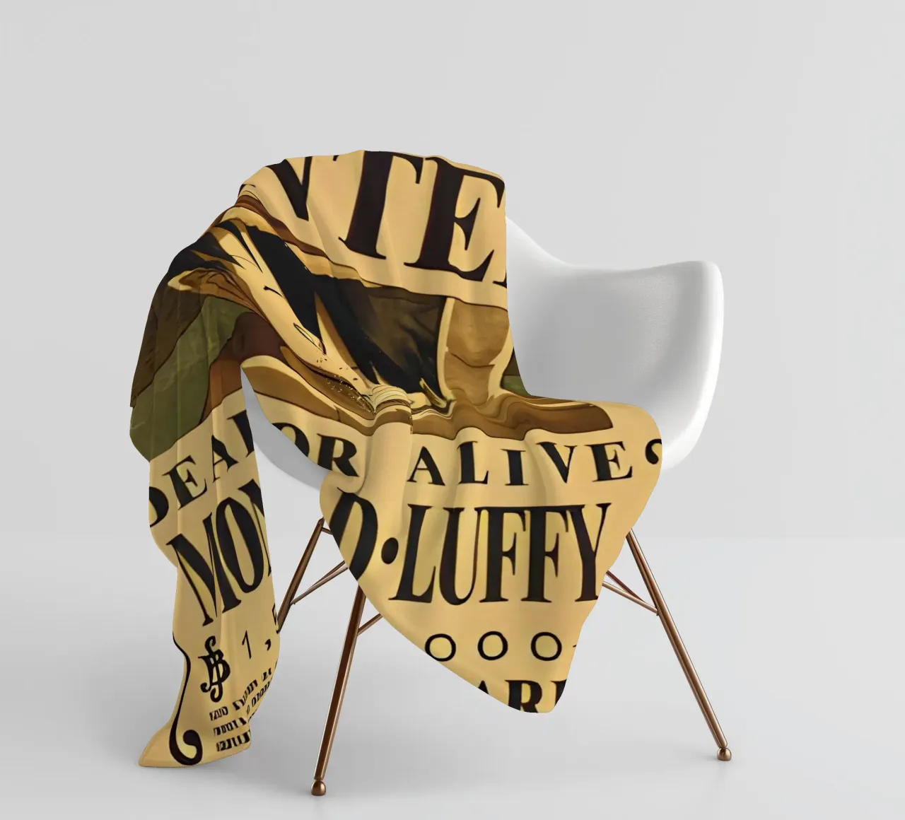 Monkey D Luffy coperta in pile da CreativeStudio