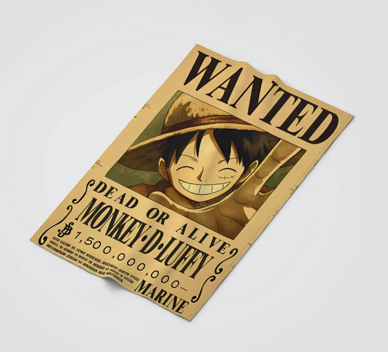 Monkey D Luffy coperta in pile da CreativeStudio