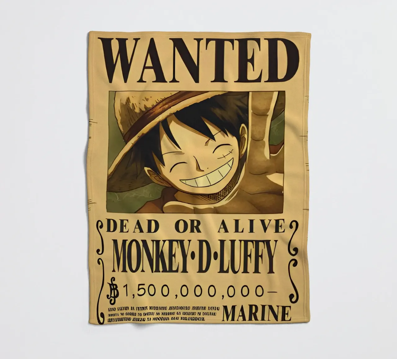 Monkey D Luffy coperta in pile da CreativeStudio