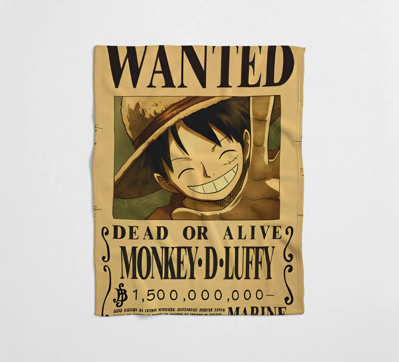 Monkey D Luffy coperta in pile da CreativeStudio