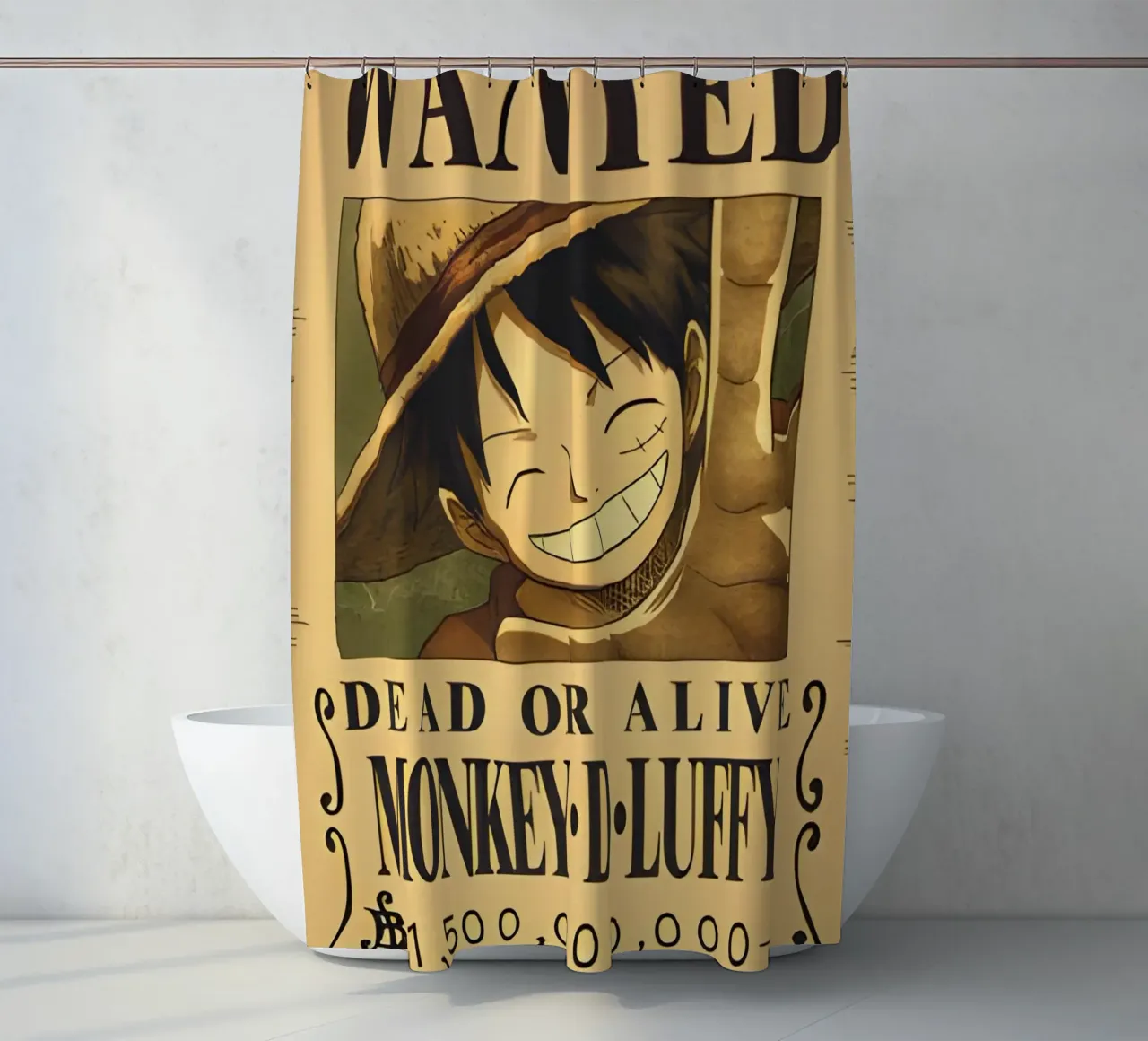 Monkey D Luffy tenda da doccia da CreativeStudio