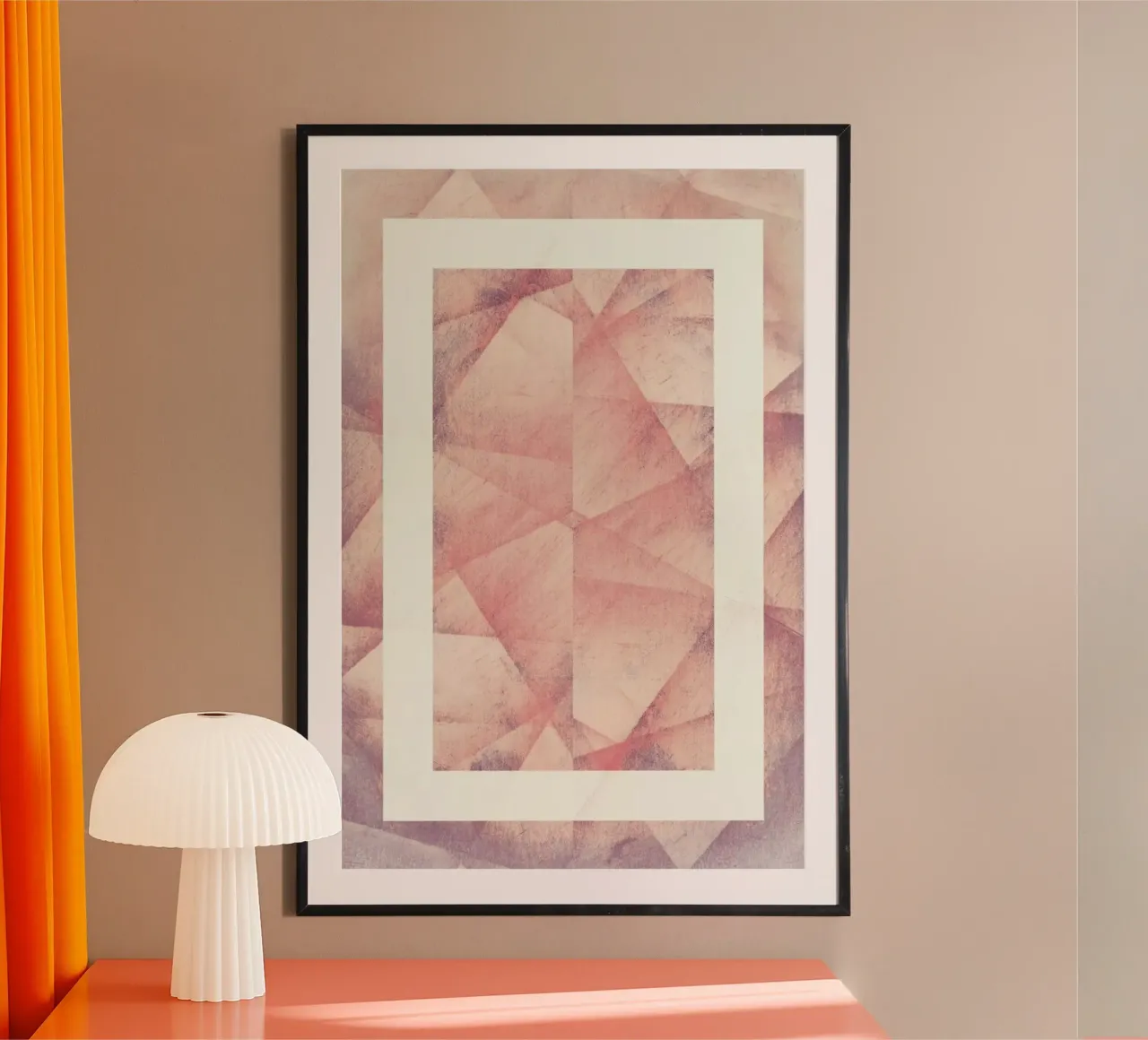 Folds poster con telaio in alluminio da Bryon S. White