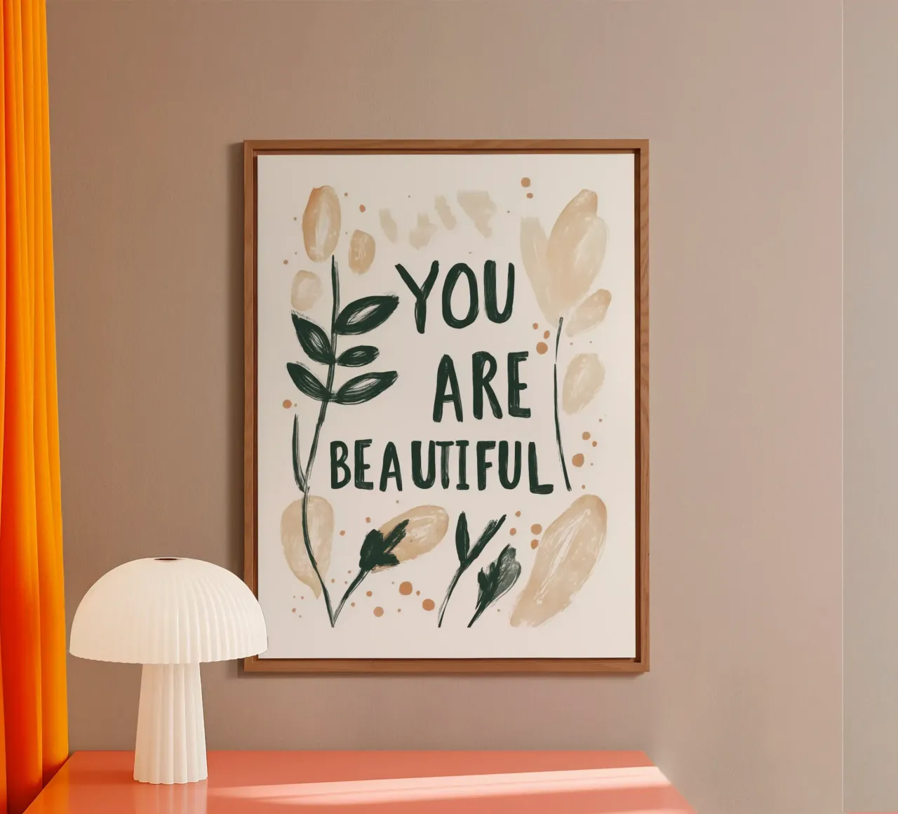 You Are beautiful No 2 alluminio dibond da treechild