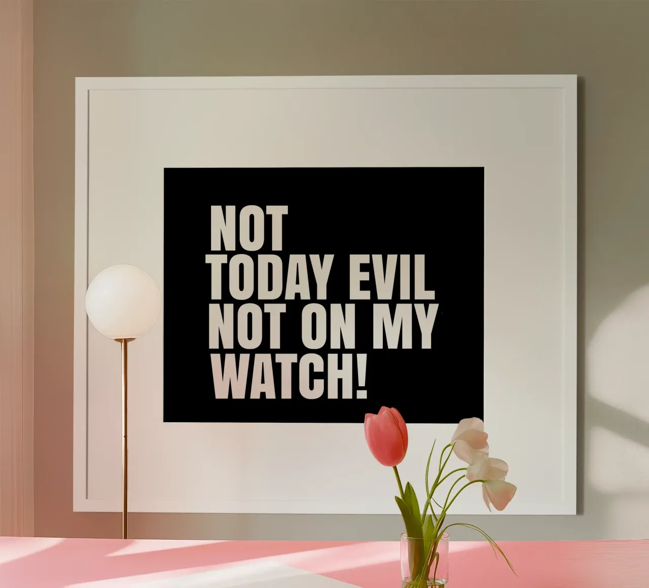 Not today evil. Not on my watch carta hahnemühle da happieeagle