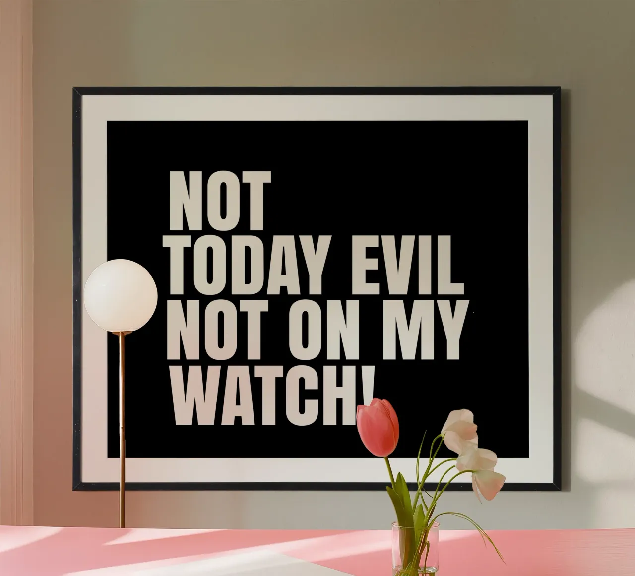 Not today evil. Not on my watch carta hahnemühle da happieeagle