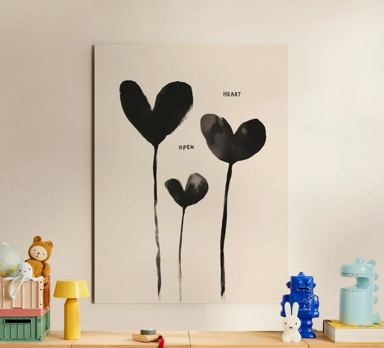 Heart Open alluminio dibond da treechild