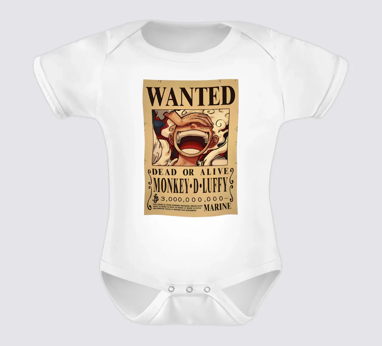 Monkey D Luffy body neonato maniche corte da CreativeStudio