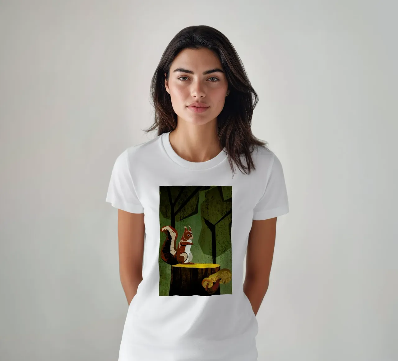 Eichhörnchen t-shirt by Sabrina Ziegenhorn