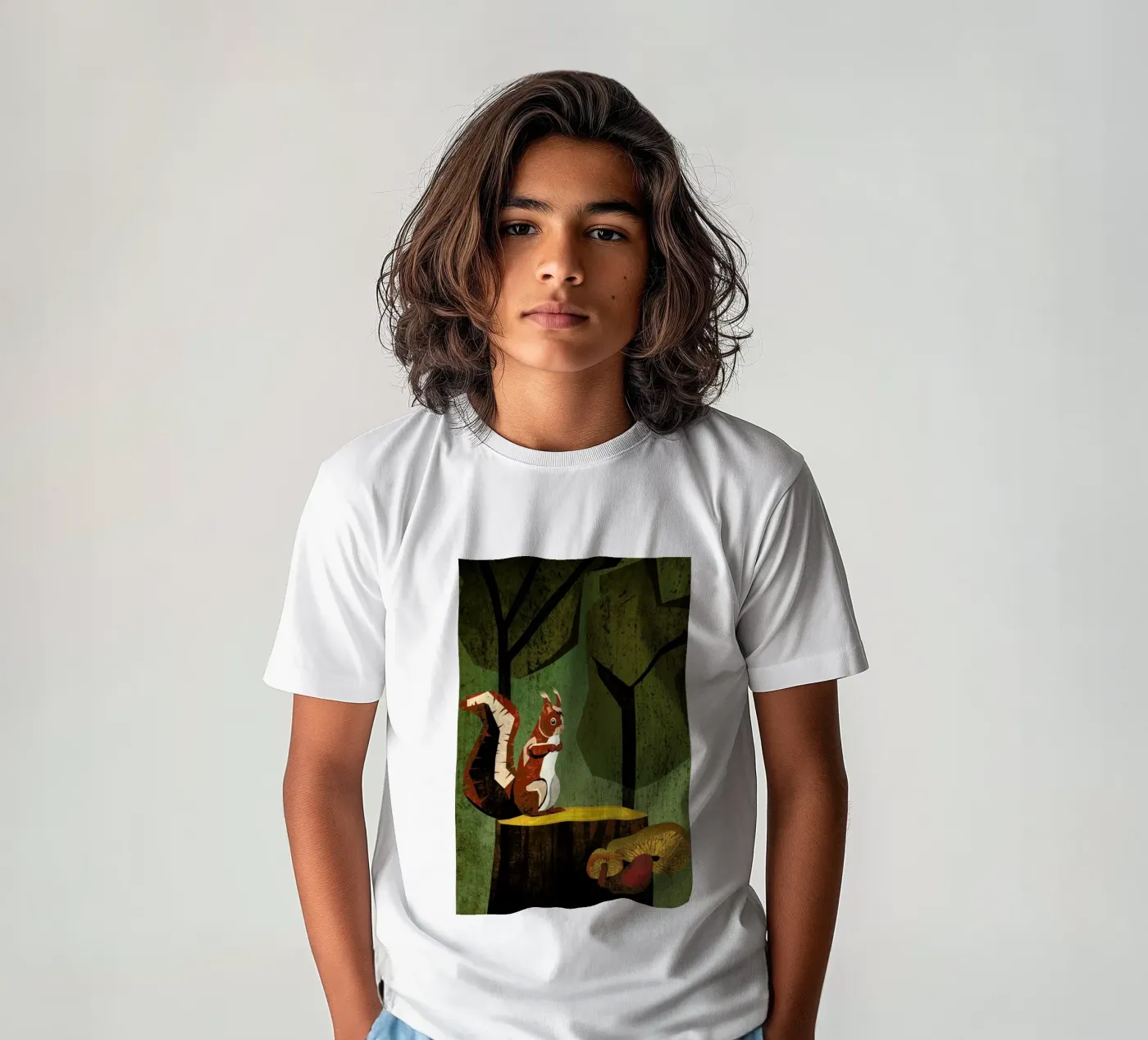 Eichhörnchen t-shirt bambini da Sabrina Ziegenhorn