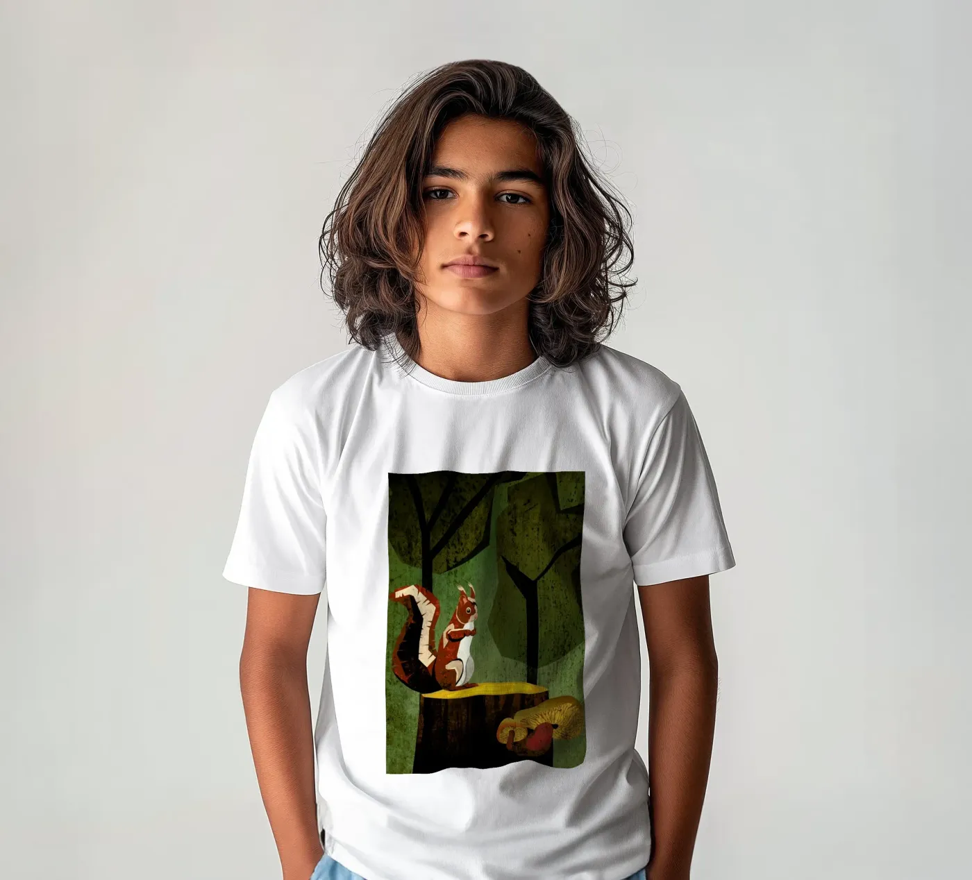 Eichhörnchen t-shirt bambini da Sabrina Ziegenhorn