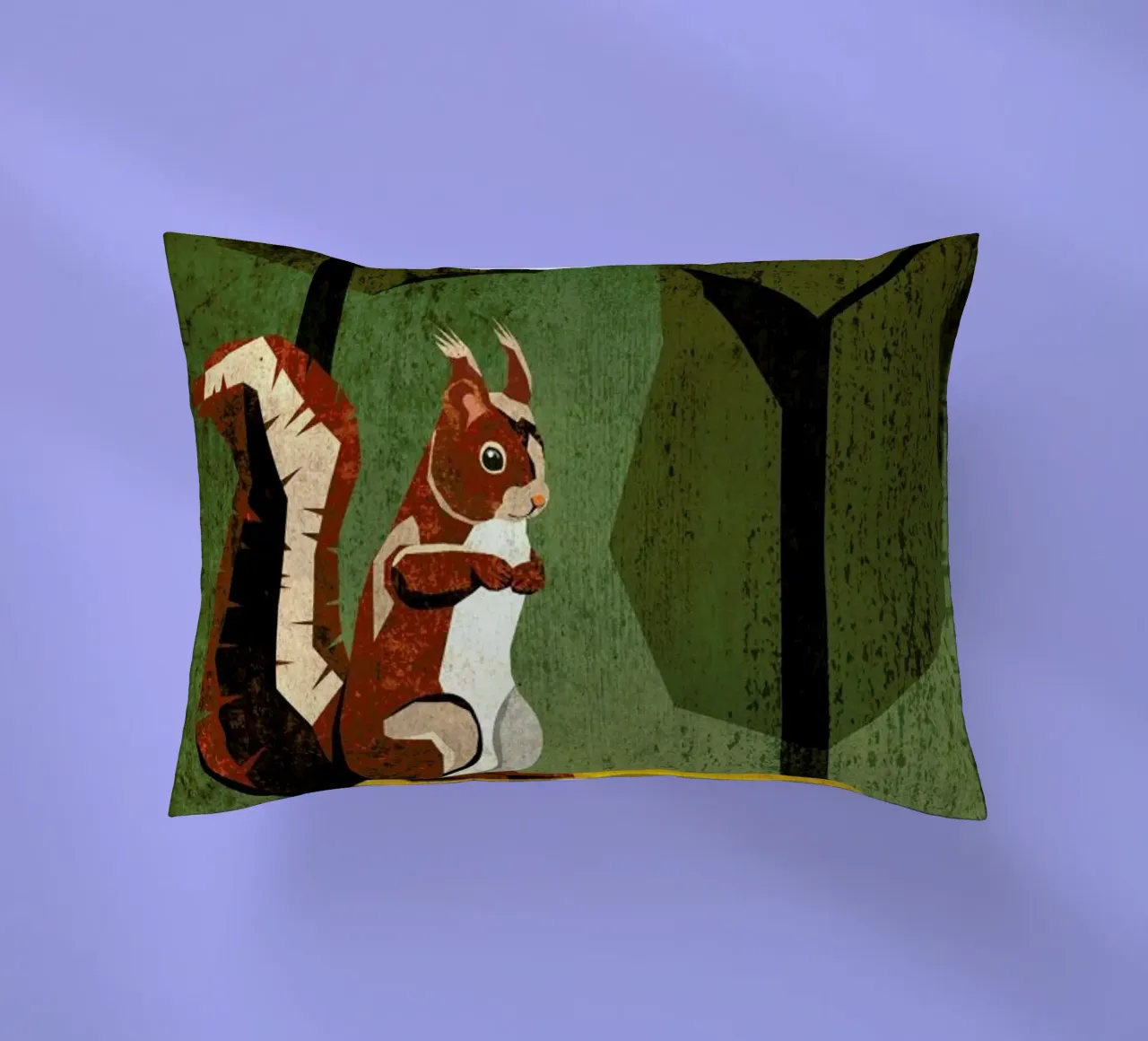 Eichhörnchen decorative cushion by Sabrina Ziegenhorn