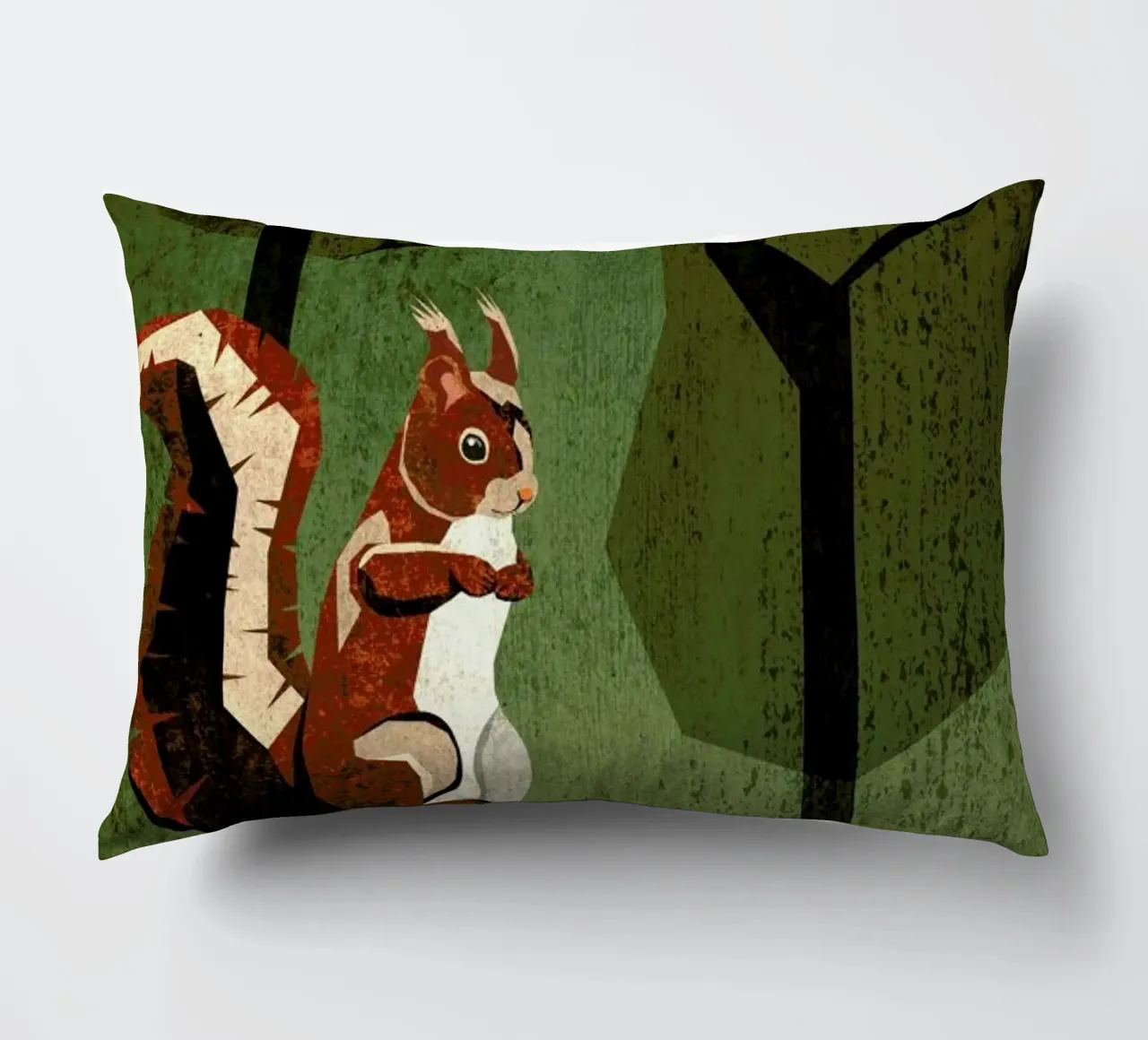 Eichhörnchen decorative cushion by Sabrina Ziegenhorn