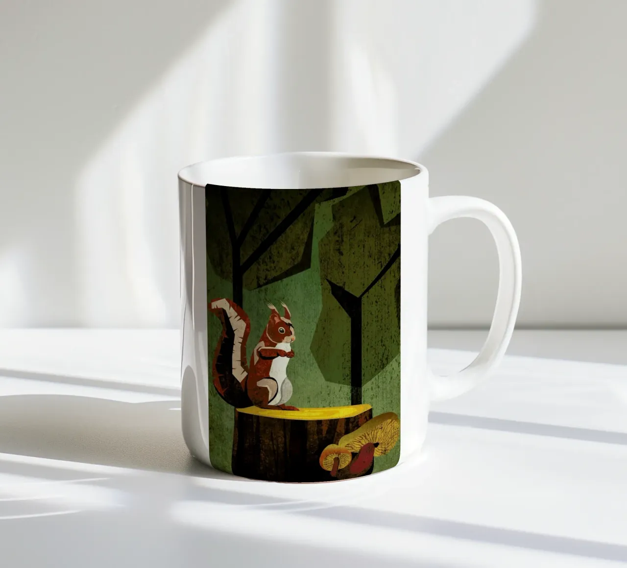 Eichhörnchen tazza in ceramica da Sabrina Ziegenhorn