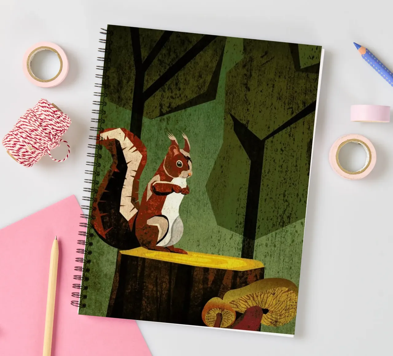 Eichhörnchen carnet à spirale de Sabrina Ziegenhorn