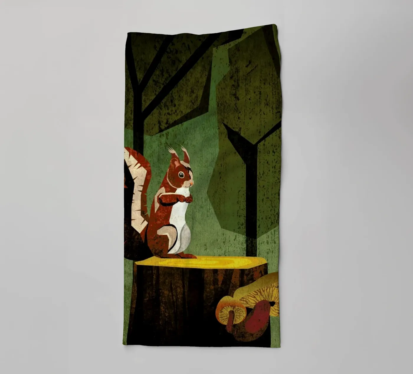 Eichhörnchen badhanddoek van Sabrina Ziegenhorn