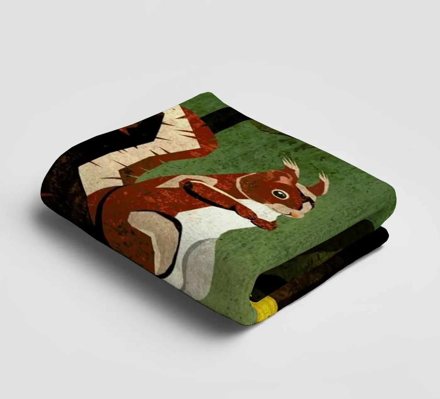 Eichhörnchen badhanddoek van Sabrina Ziegenhorn