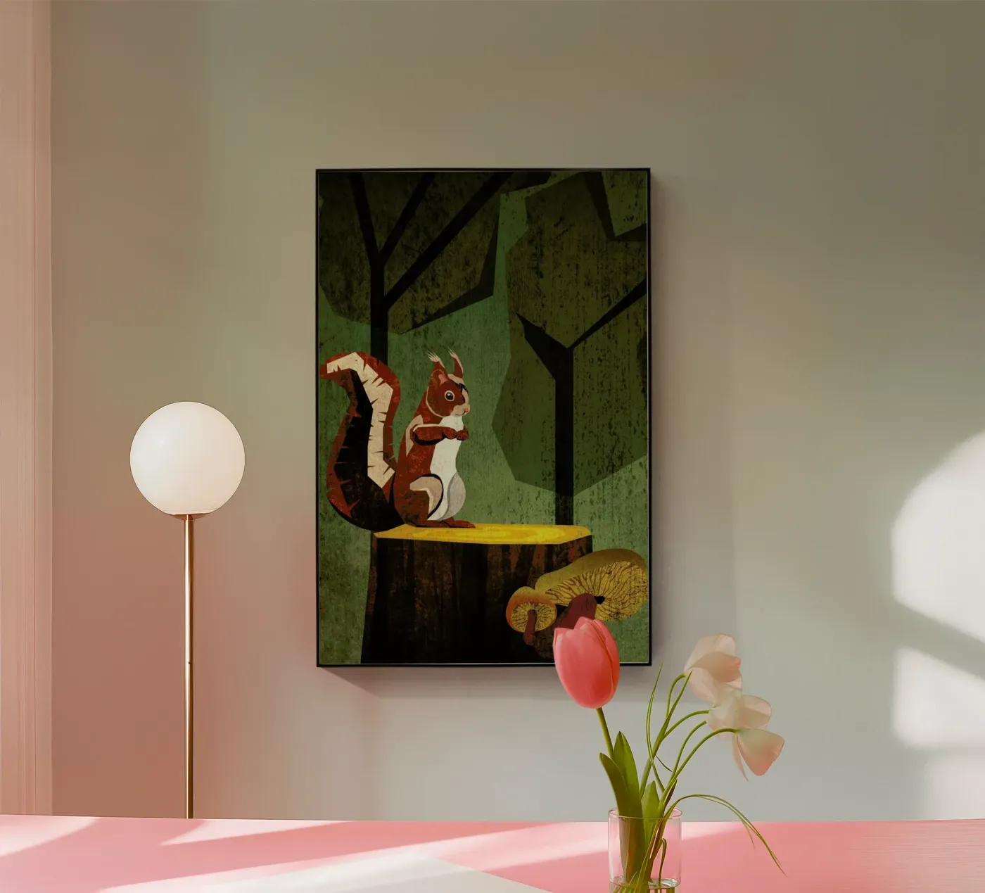 Eichhörnchen plexiglass da Sabrina Ziegenhorn