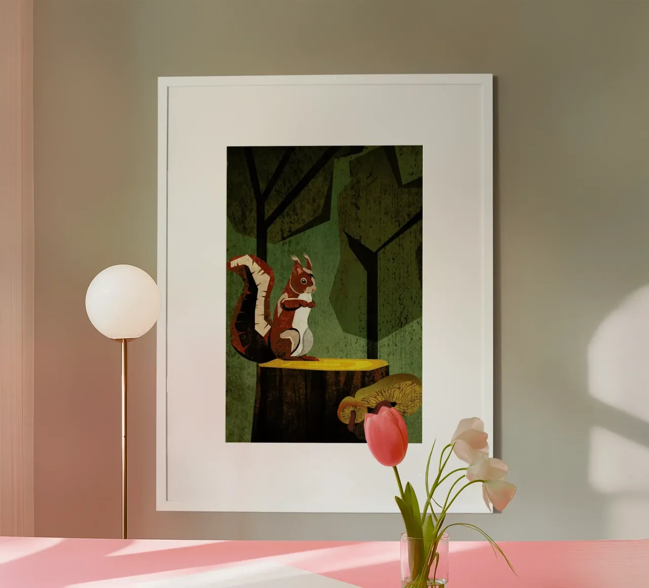 Eichhörnchen poster da Sabrina Ziegenhorn