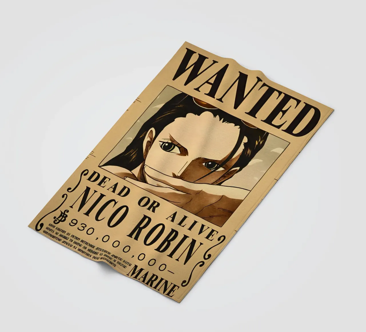 Nico Robin coperta in pile da CreativeStudio