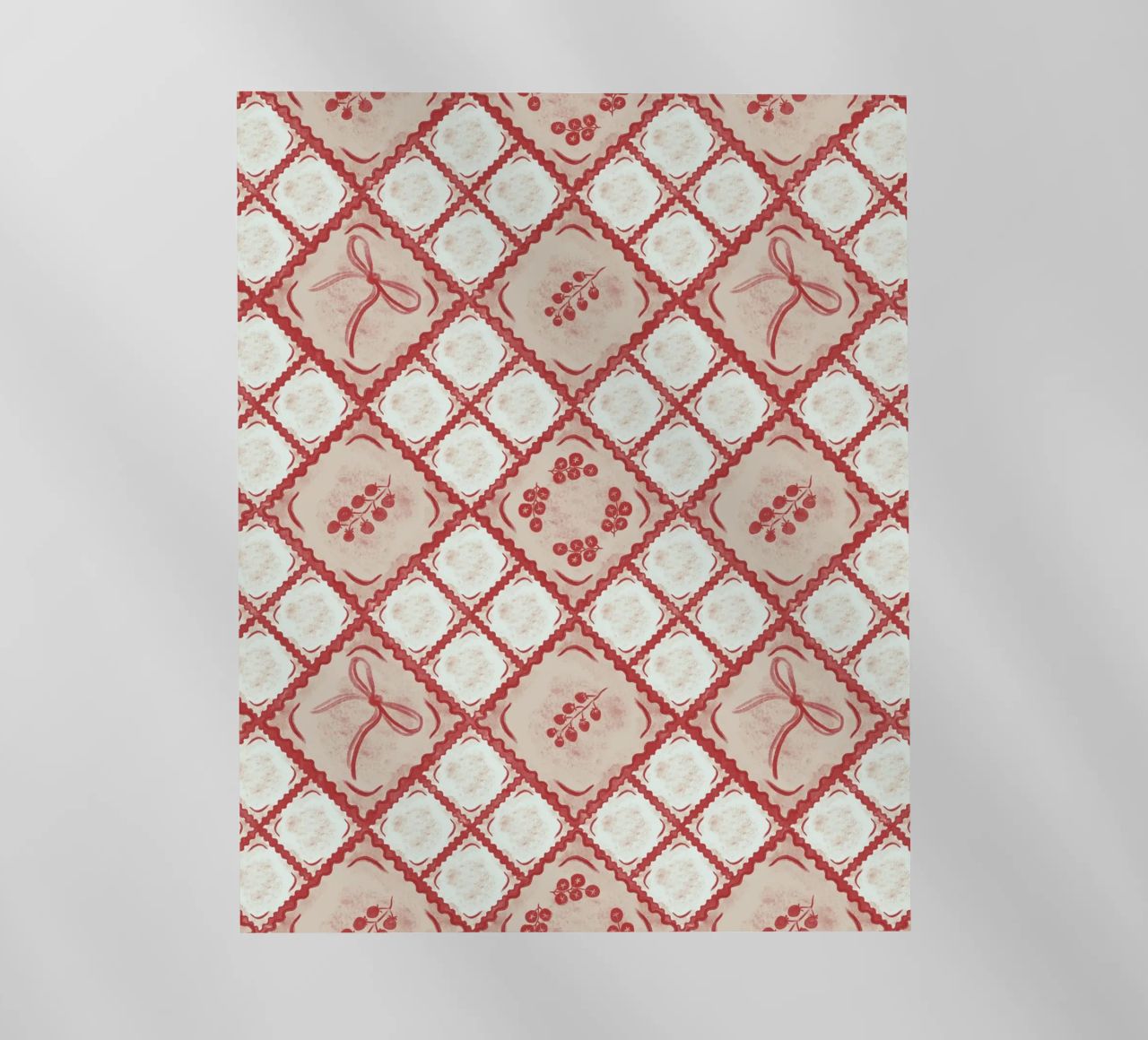 Ravioli Pomodoro Pattern pellicola backlit da anisillustration