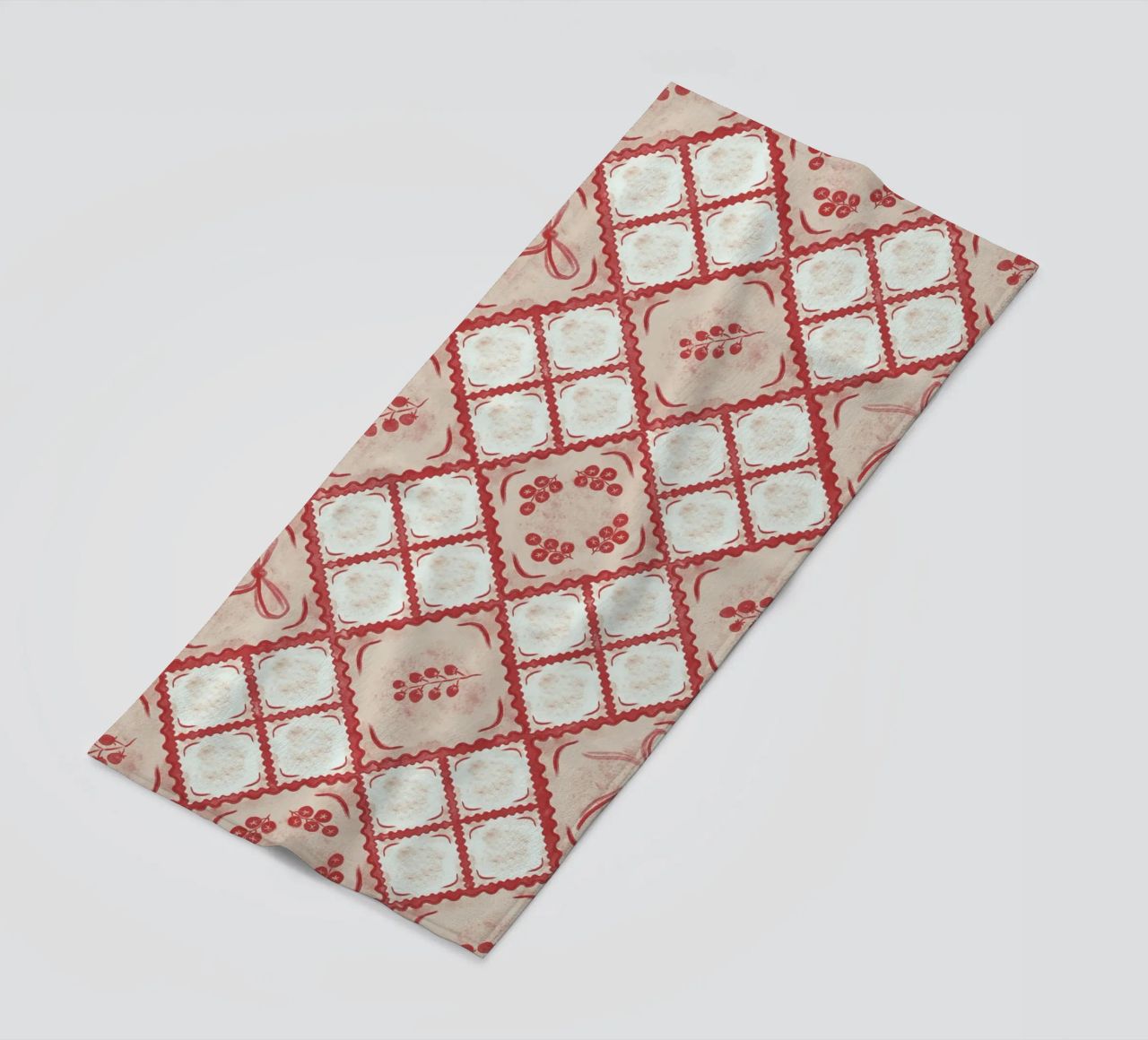 Ravioli Pomodoro Pattern telo mare da anisillustration